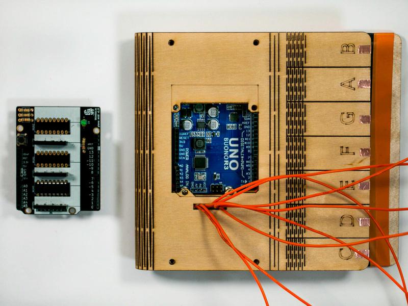 Wires should be sticking out of the slit