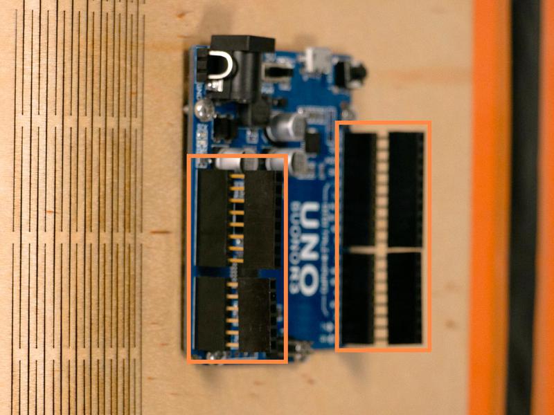 Attach the remaining headers to the Arduino