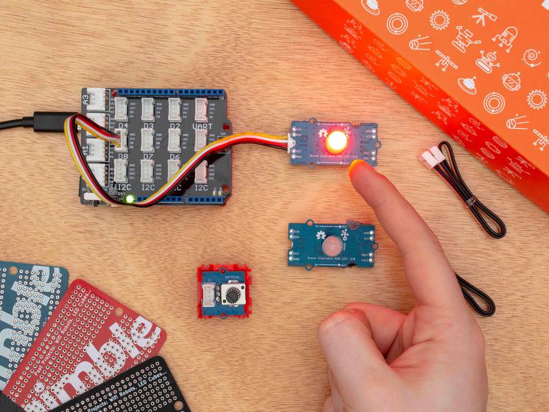 Red RGB LED